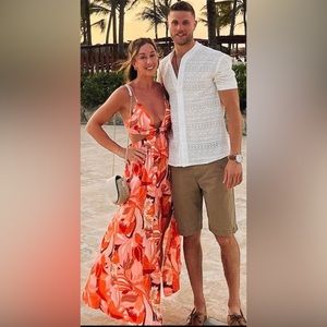 Hello molly radio waves, maxi dress, size small